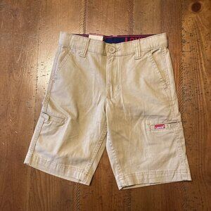 Levi's Boy's Youth Durable Twill Pockets Adjustable Waist Cargo Short Size 8 New